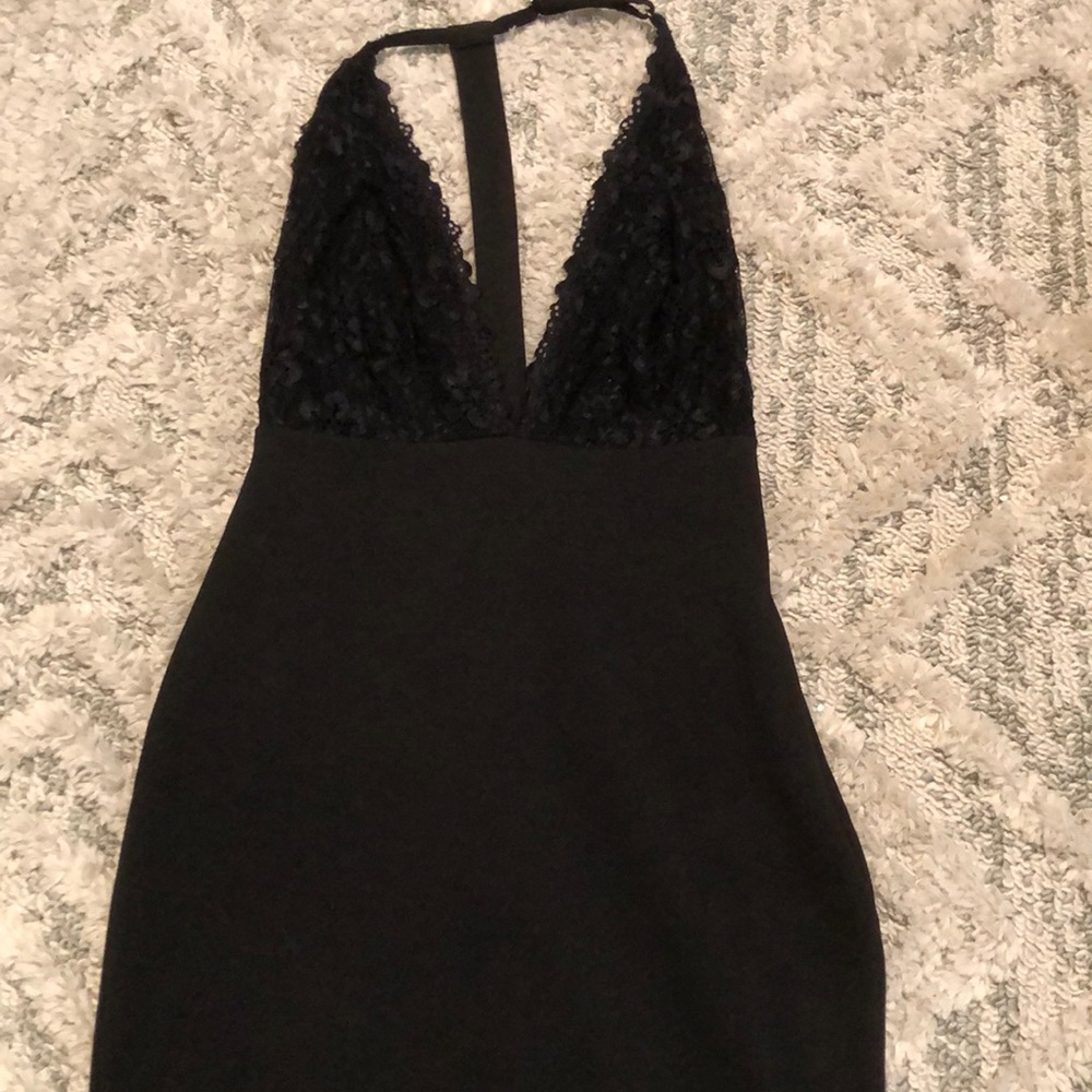 Lulu’s little black dress. Worn once.